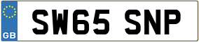 Truck License Plate